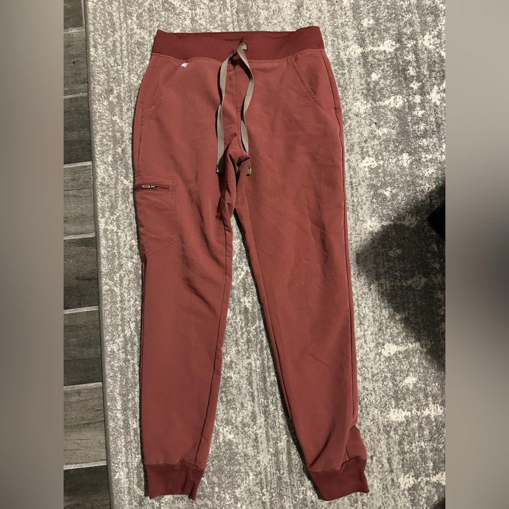 Dark cherry figs joggers- XS